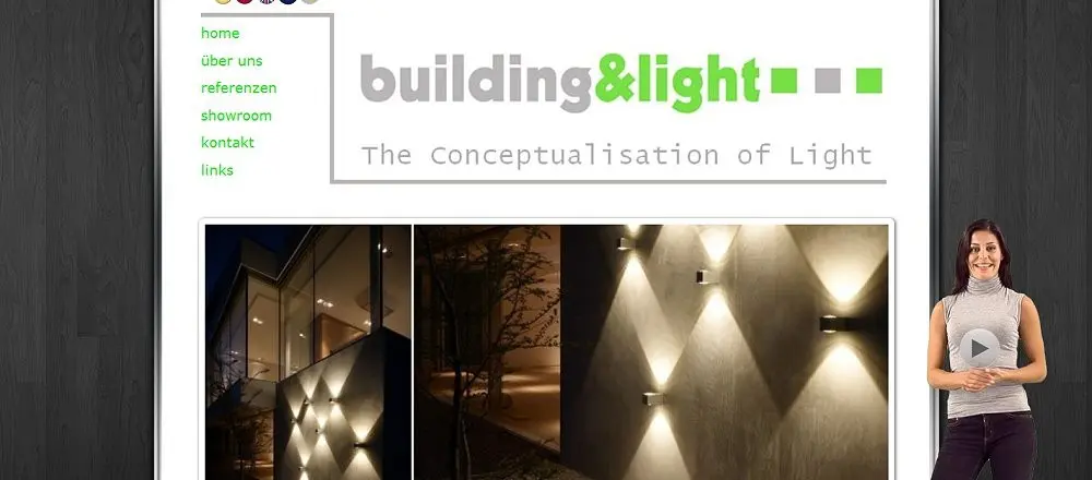 building and light